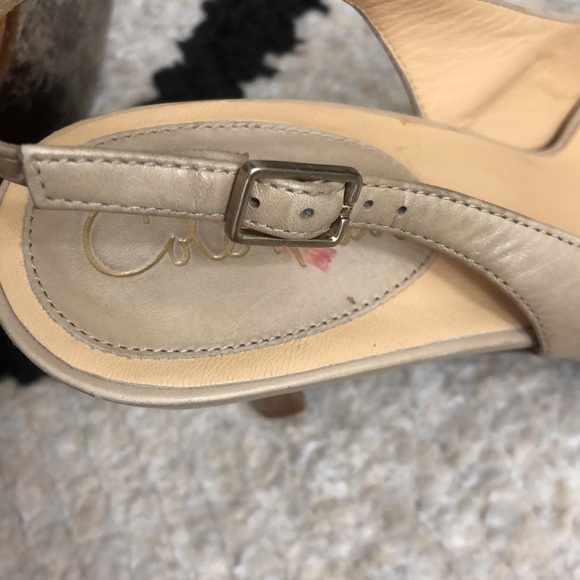 Cole Haan 9.5B Nike Air Beige Heels Cream - Picture 9 of 9